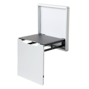 Wall-mounted stool